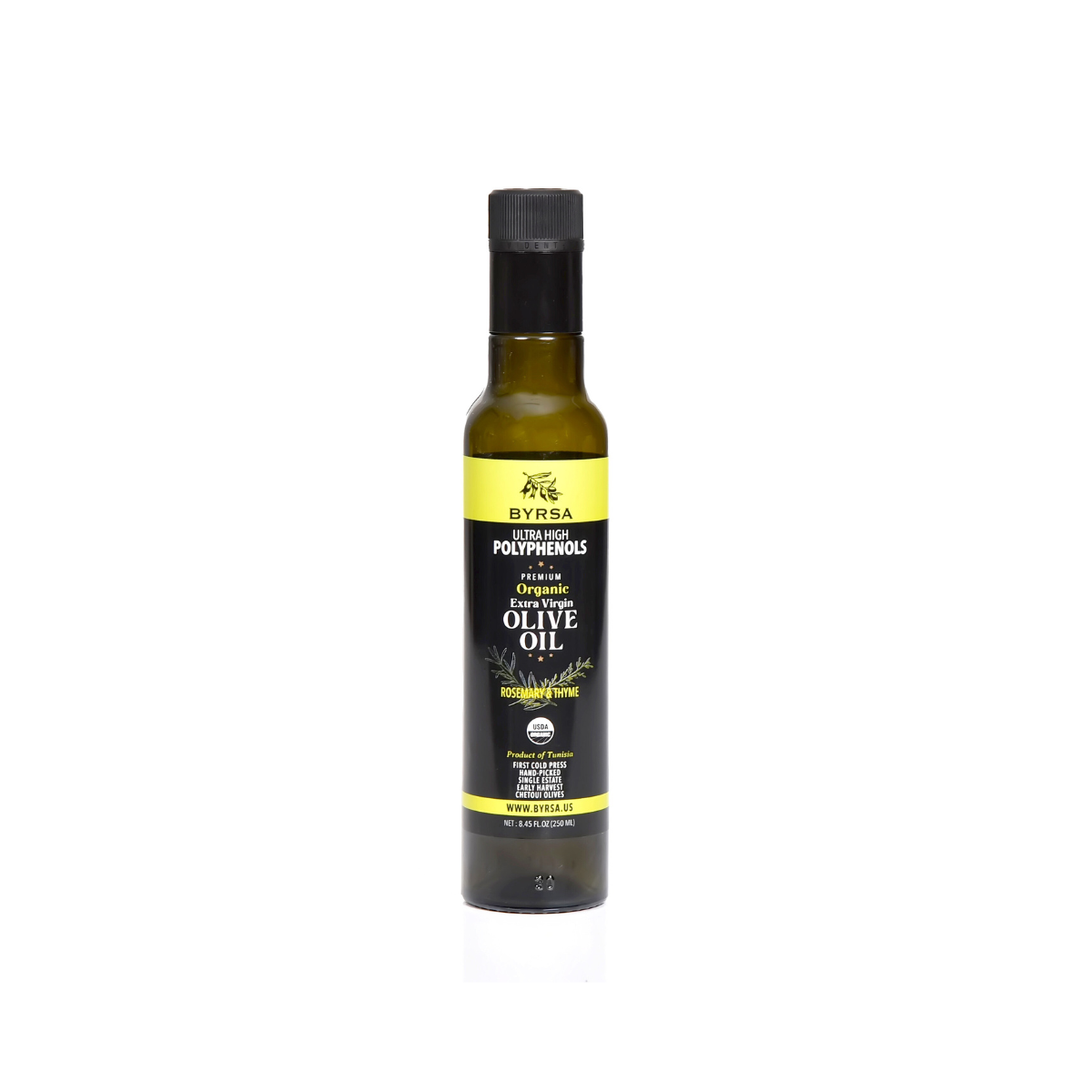 BYRSA Organic Rosemary & Thyme Ultra High Polyphenols Extra Virgin Olive Oil